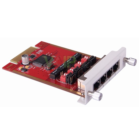 Module de 4 BRI pour le Zycoo CoVox U50 et U100 ZBRI