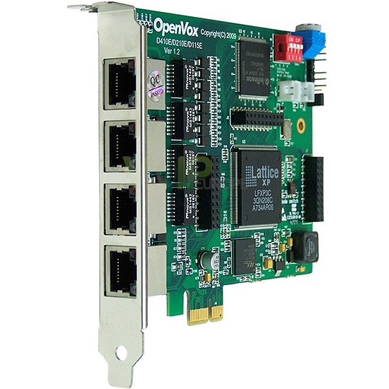 Carte 4 Port T1/E1/J1 PRI PCI-E D410E