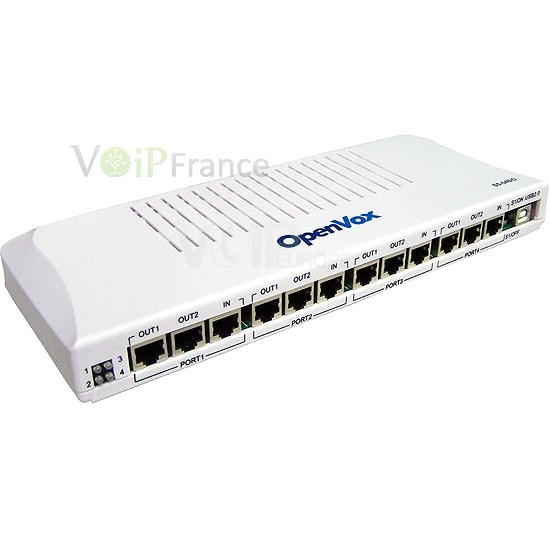 4 Port de Basculement IPPBX T1/E1/J1 FD40
