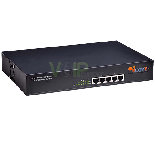 5-port 10/100/1000M unmanaged 4 Port support PoE Switch in  Metal case(75W Power) FR-S1005PEG-C