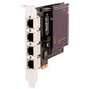Carte numérique E1 a (4) T1/E1/J1/PRI PCI Express X1 ou PCI avec option module anti-echo