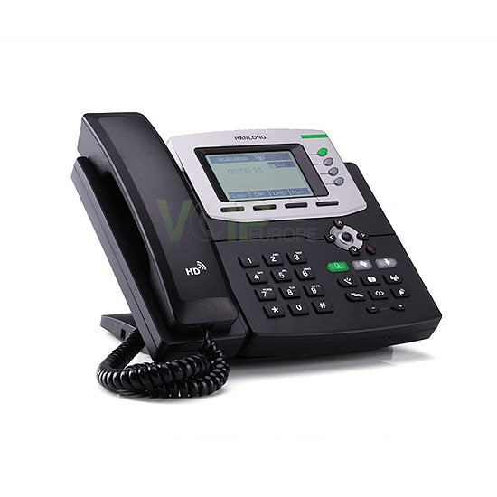 Téléphone IP Gigabit Couleur LCD HD 3 Comptes VoiP PoE UC824